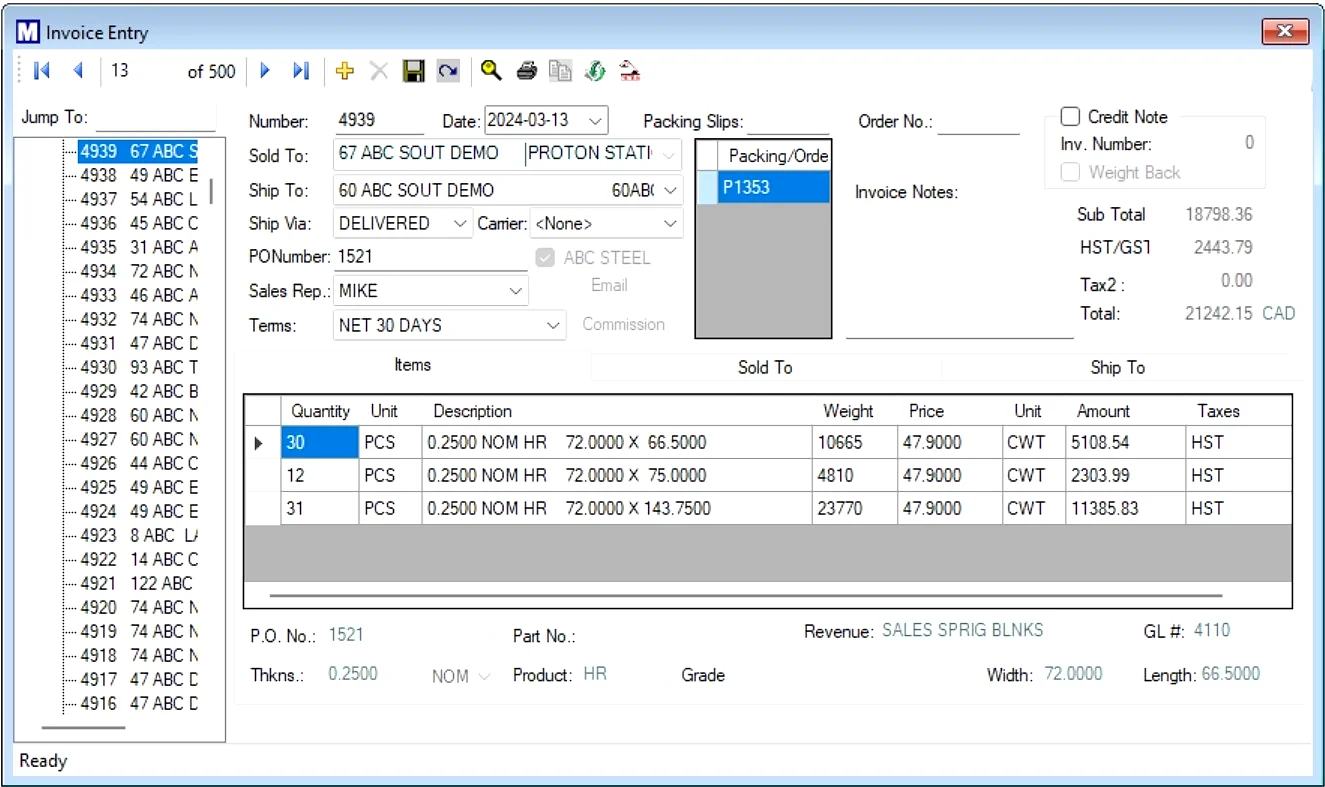 Financial Management Interface